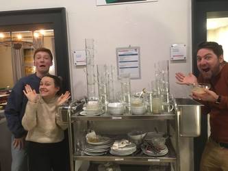 Abwasch beim Konficamp